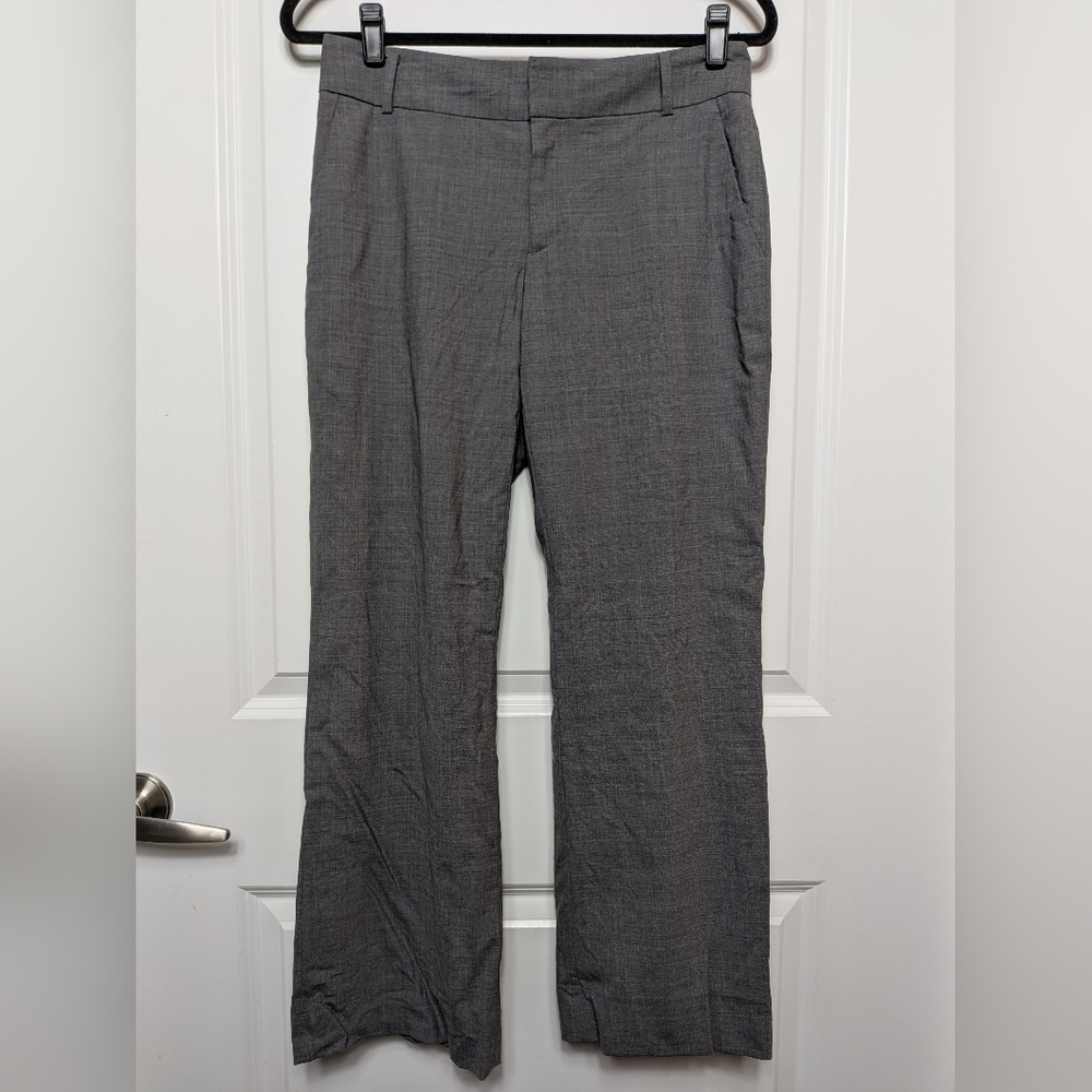 Banana Republic Pants Virgin Wool Martin Fit Trousers Flat Front Grey,  Size 4